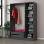 Hanah Home Armario Kale Anthracite